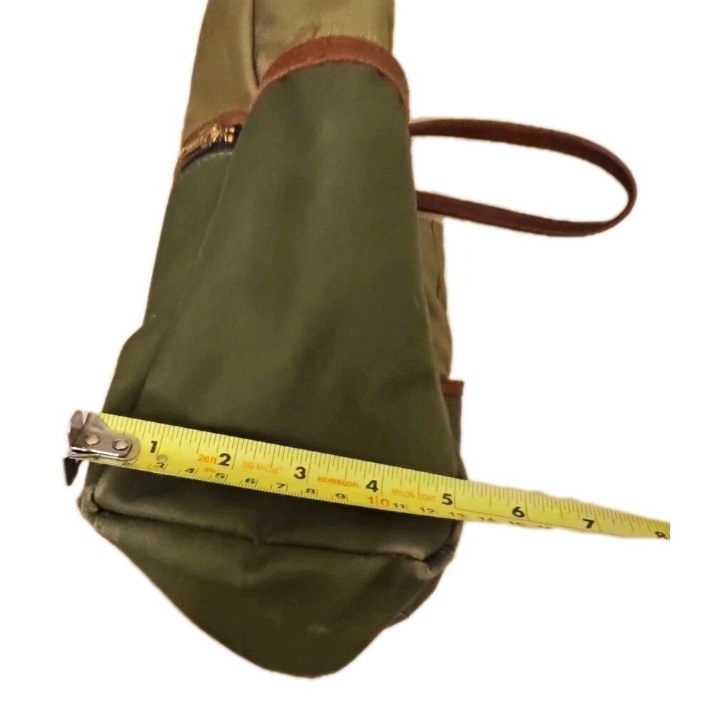 Sword & Plough Green Canvas And Leather Signature Tote Bag, Made In USA - Picture 8 of 11